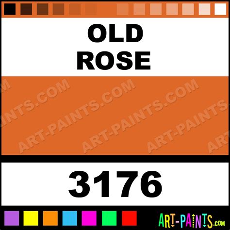 Old Rose Gloss Ceramic Paints 3176 Old Rose Paint Old Rose Color