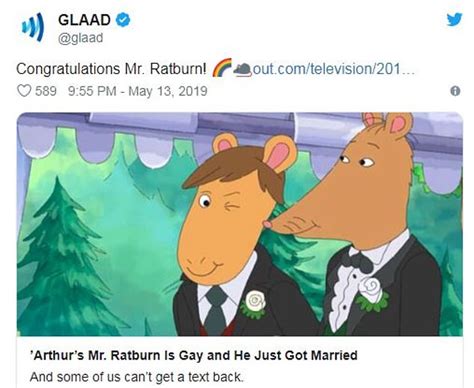 Arthur Character Mr Ratburn Comes Out As Gay And Gets Married Daily Mail Online