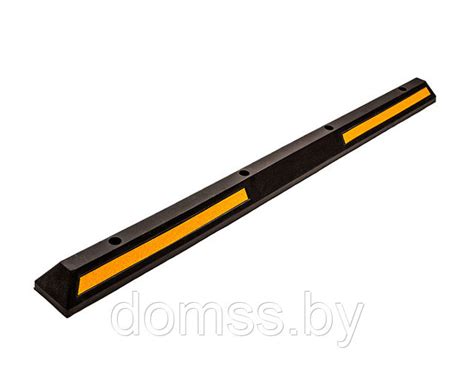 Колесоотбойник КР-2,0 цельный резиновый. КР-2,0 Ограждение ...