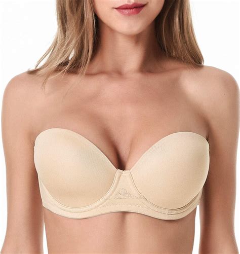 Wingslove Women’s Strapless Bra Full Coverage Underwire Multiway Plus Size Contour Comfort Bra