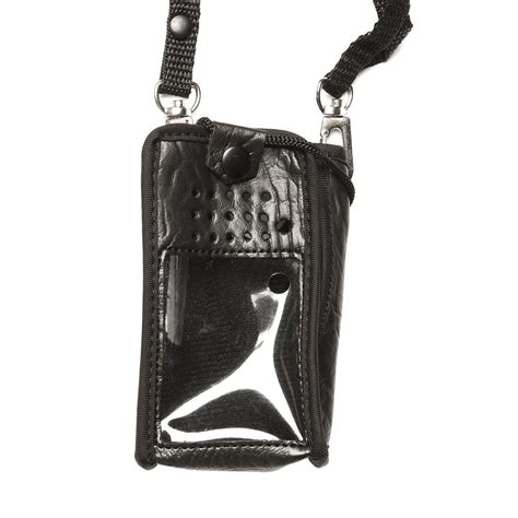 leather swivel carry case walkie talkie holder carry case