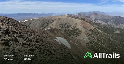 Toiyabe Crest Trail Nevada 2 Reviews Map Alltrails