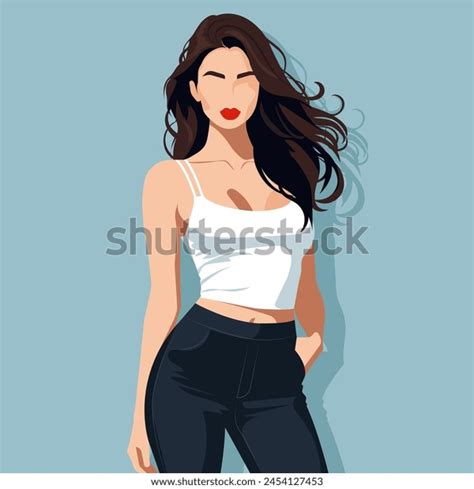 Woman Skinny Sexy Nude Over Royalty Free Licensable Stock Vectors Vector Art Shutterstock