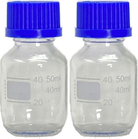 Amazon Karter Scientific Ml Glass Round Media Storage Bottles