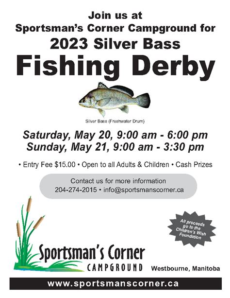 Derby Poster May 2023 PNG | Sportsman's Corner Campground