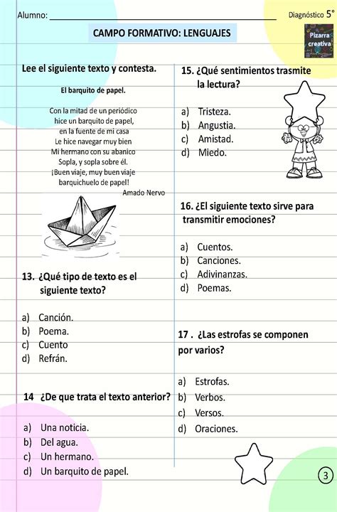 Examen De 5 Grado De Primaria 2021 Contestado 3
