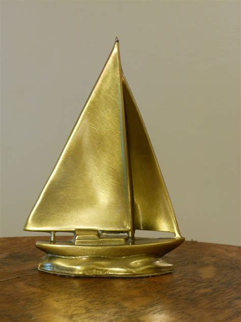 Solid Brass Sailing Boat