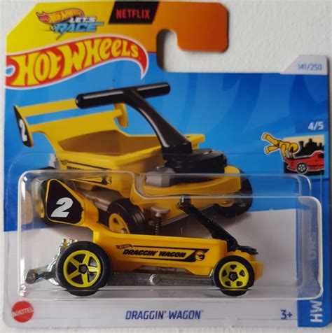 Машинка Хотвилс игрушка коллекционная Hot Wheels Draggin Wagon желтый HTF купить на