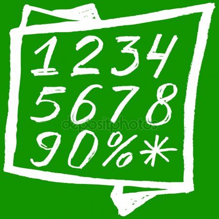 numbers background stock vector  cekaterina p