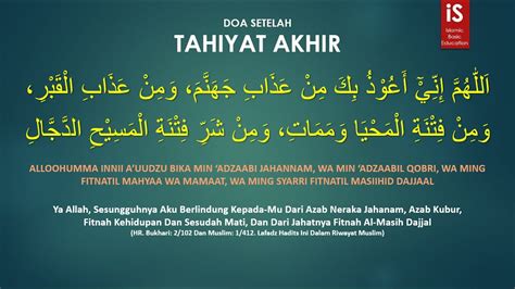 Doa Dajjal Setelah Tahiyat Akhir - IMAGESEE