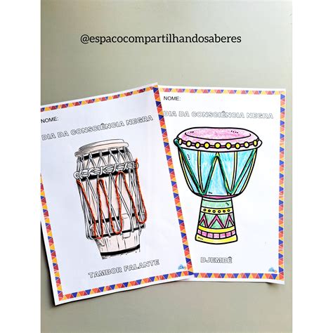 Instrumentos Musicais Africanos Educação Infantil - Livrinho Instrumentos Musicais Africanos – Compartilhando saberes
