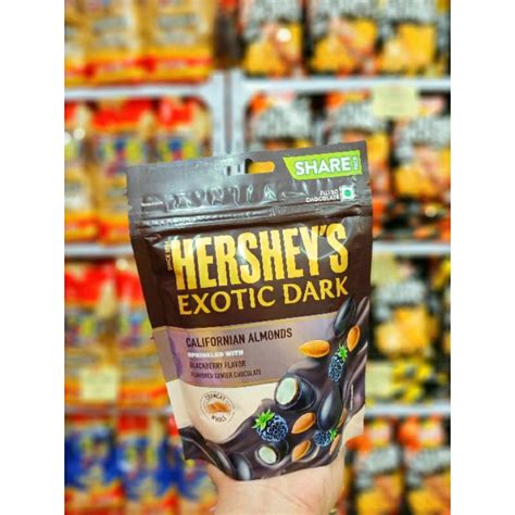 hersheys exotic dark californian almonds  shopee philippines