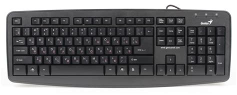 Клавіатура Genius KB-110X BB PS/2 Black – купити у Львові (Україна ...