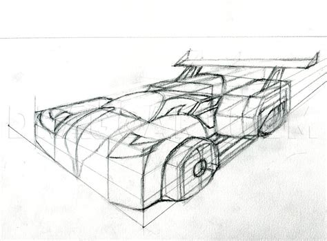 how to sketch cars