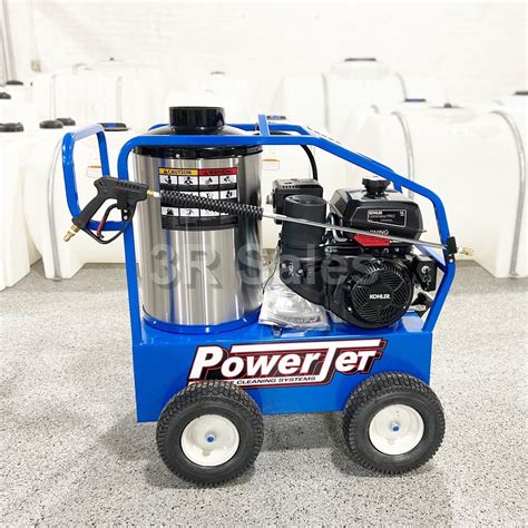 4000 Psi 4 Gpm Hot Pressure Washer 14hp Kohler Direct Drive General Pump Powerjet