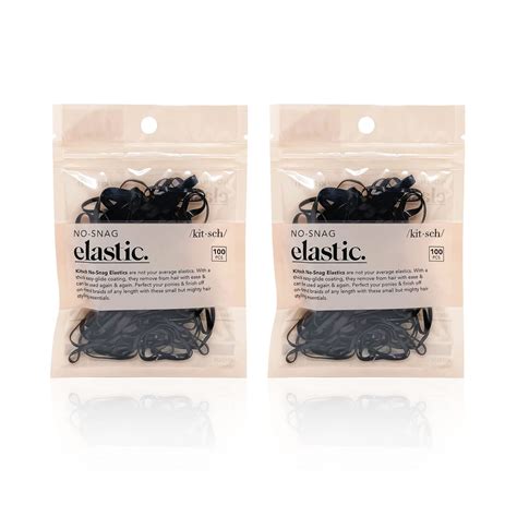 Amazon Kitsch No Snag Mini Gummy Elastic Hair Bands For Hair