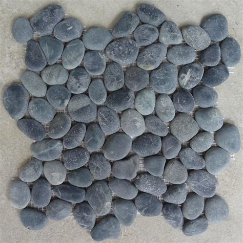 Мозаика из гальки Pebbles Black Mat - Купить за 191,00 BYN/м² в салоне ...