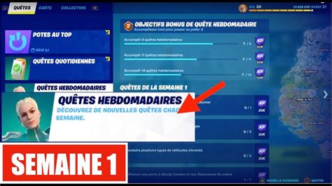 Comment Accomplir Toutes Les QuÊtes Hebdomadaires Semaine 1 Sur Fortnite Saison 4 Chapitre 3