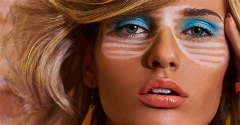 Vogue Beauty Editorial Extreme Tan Lines Tanning Salon Erica Bronze Brazilian Tan Nude Beach