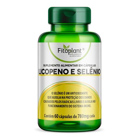Licopeno E Selênio Para Que Serve - Licopeno e Selênio 780mg 60Caps - Loja Fitoplant