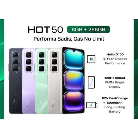 Jual Infinix Hot Gb Up To Gb Extended Ram Garansi Resmi Segel Box Original No