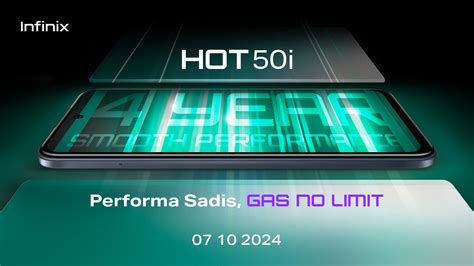 Infinix HOT 50i Dan Infinix Smart 9 Meluncur 7 Oktober 2024 Bawa Jaminan Performa Empat Tahun