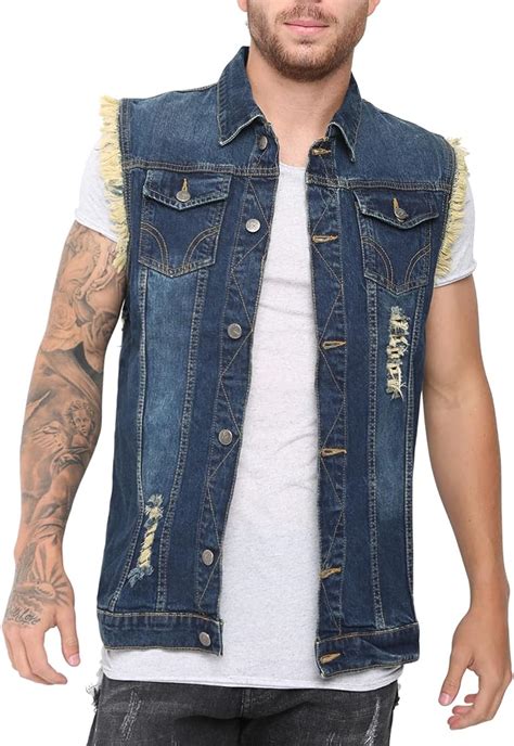 Jean Jackets Vest For Men