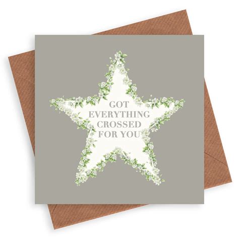 Vintage Sentiments Everything Crossed Card – Aurelie and Rose