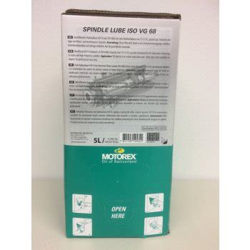 Motorex SPINDLE LUBE ISO VG 68 5 l od 3 188 Kč - Heureka.cz
