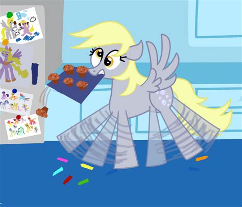 796850 Safe Artist Bibliodragon Character Derpy Hooves Species