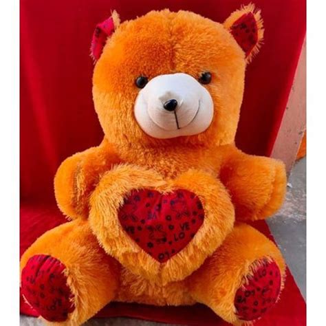 Fiber Orange Stuffed Teddy Bear At Best Price In Delhi Hardik Toys