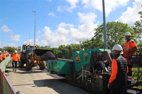 PHOTOS Deuxième ligne de tram à Brest les travaux sont lancés sur le