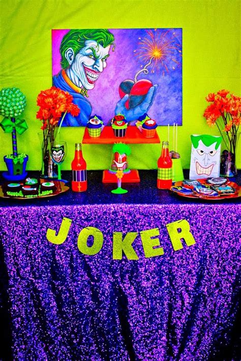 Karas Party Ideas Joker Inspired Mad Love Birthday Party Karas