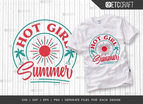 Hot Girl Summer Svg Cut File Beach Life Graphic By Pixel Elites Creative Fabrica