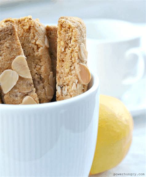 Vegan Almond Coconut Flour Biscotti Gf Oil Free Powerhungry®