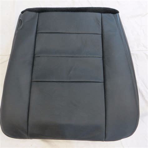 03 07 Ford F250 F350 F450 Lariat V8 Gas Driver Bottom Leather Seat Cover Black Ebay