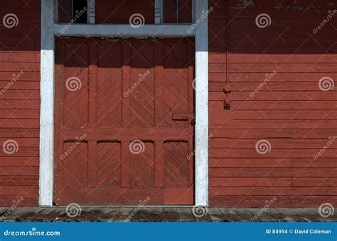 dock door stock photo image  wood industry door dock