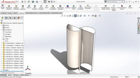 Design A Savonius Turbine Use Solidworks Youtube