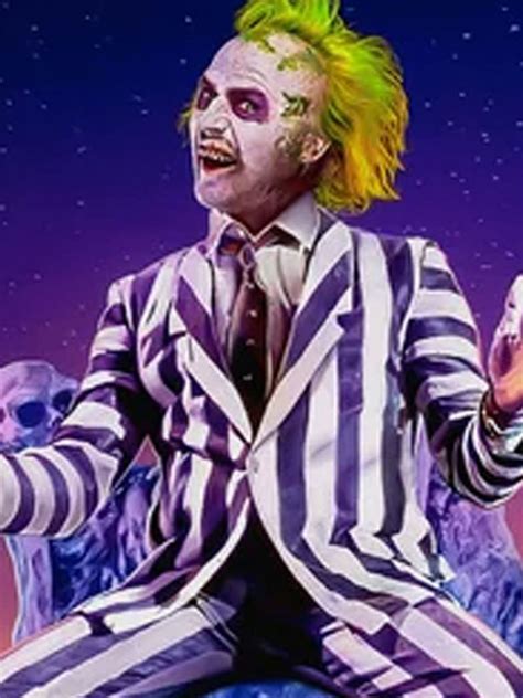 Michael Keaton Beetlejuice Beetlejuice Red Suit