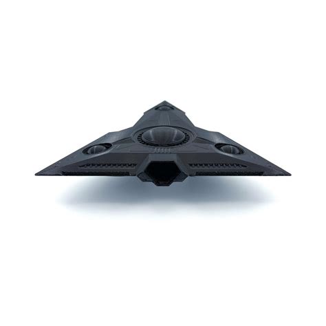Tr 3b Black Manta Triangle 3d Printed Arv Ufo Model With Stand