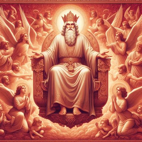 majestic throne  god  heavenly vision