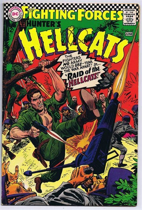 Our Fighting Forces 107 Original Vintage 1967 Dc Comics Hellcats