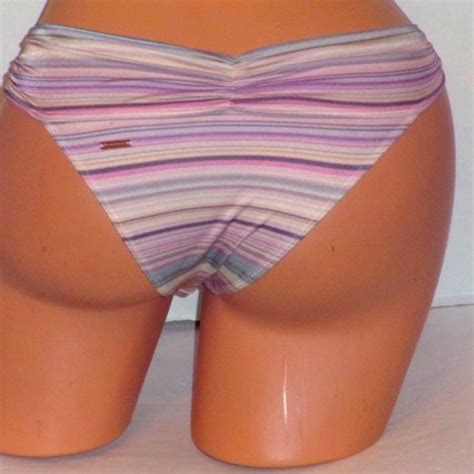 Victoria S Secret Swim Newvictorias Secret Very Sexy Stripes The Angel Swim Bikini Bottom Xs