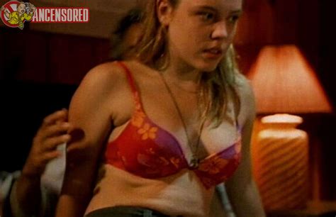 Naked Agnes Bruckner In Blue Car