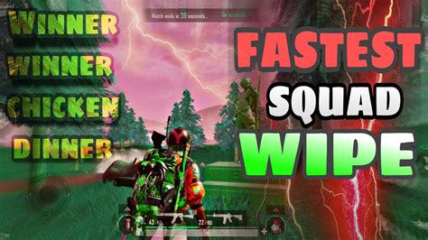 Fastest Squad Wipe Ever 🤔😜 Bgmi Gameplay Pubg Mobile Gameplay