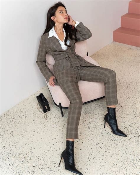 Boss Lady Pantsuit Suits Chic Style Fashion Shabby Chic Swag Moda