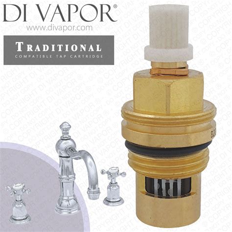 Perrin Rowe Traditional Three Hole Basin Tap Set Hot Compatible