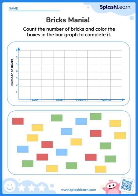 Colored Bricks Bar Graph