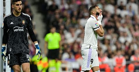 Benzema Penalty Miss Sees Madrid Drop Points For The First Time This Season