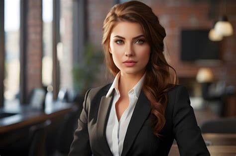 Premium Photo Blonde German Business Woman